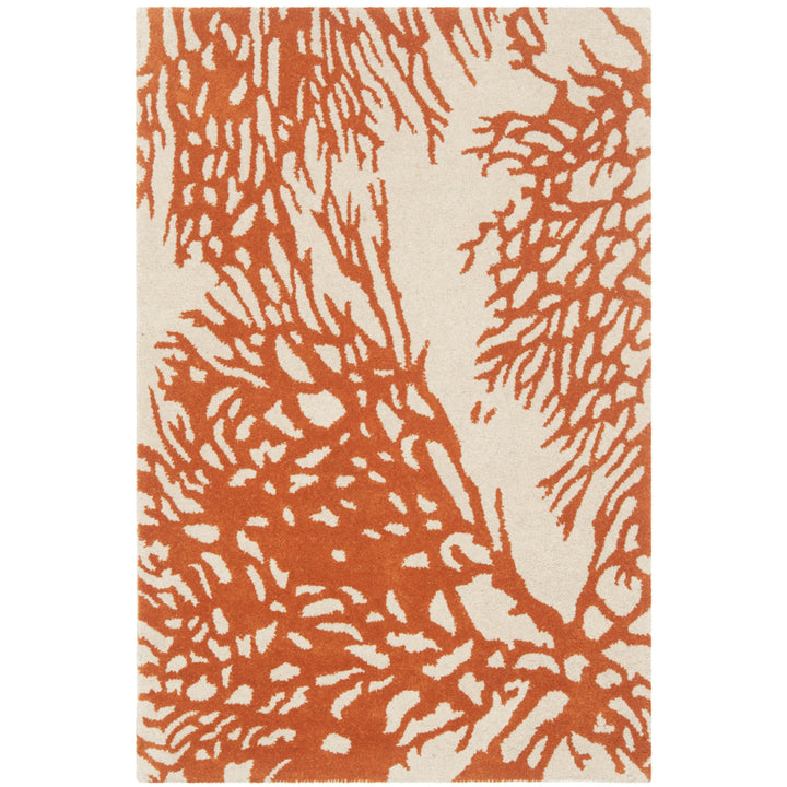 SAFAVIEH Bella BEL115B Handmade Beige / Terracotta Rug Image 9