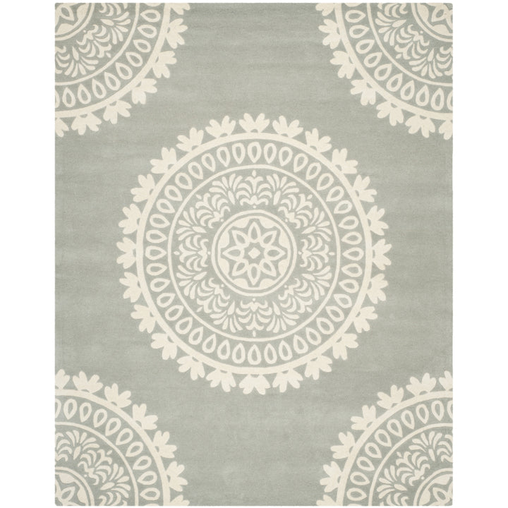 SAFAVIEH Bella BEL122A Handmade Grey / Ivory Rug Image 1