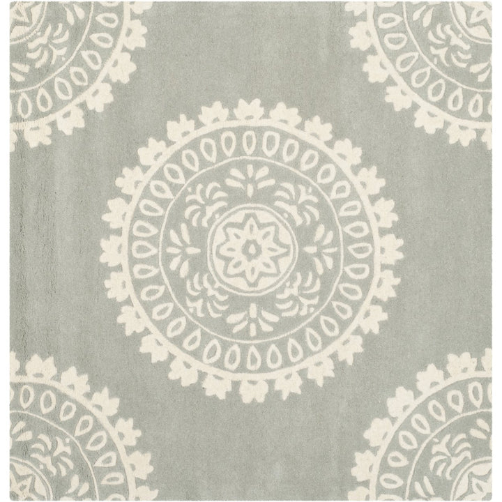 SAFAVIEH Bella BEL122A Handmade Grey / Ivory Rug Image 1