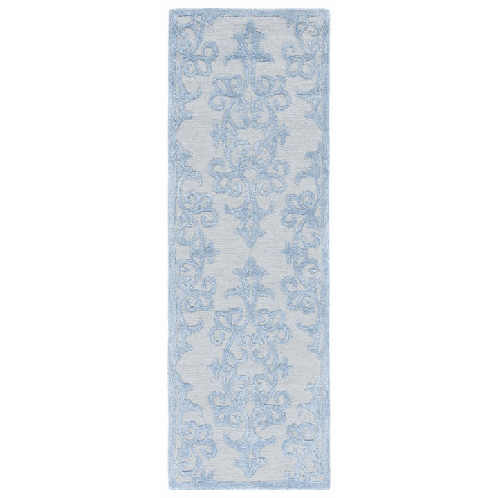 SAFAVIEH Bella Collection BEL127A Handmade Blue Rug Image 3