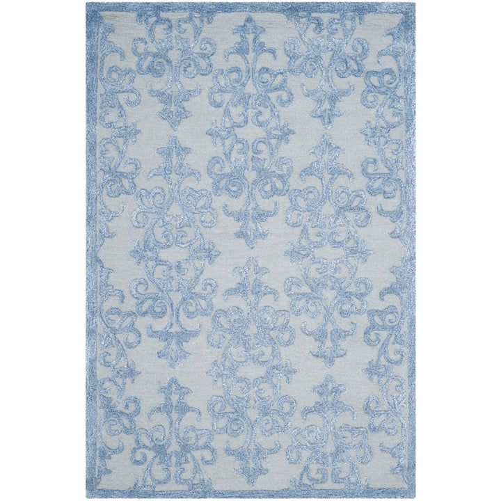 SAFAVIEH Bella Collection BEL127A Handmade Blue Rug Image 4