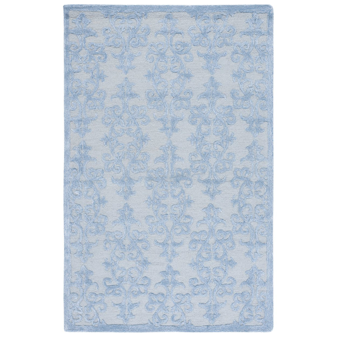 SAFAVIEH Bella Collection BEL127A Handmade Blue Rug Image 5