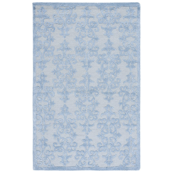 SAFAVIEH Bella Collection BEL127A Handmade Blue Rug Image 5