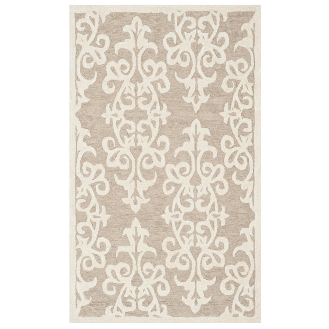 SAFAVIEH Bella BEL127B Handmade Sand / Ivory Rug Image 8