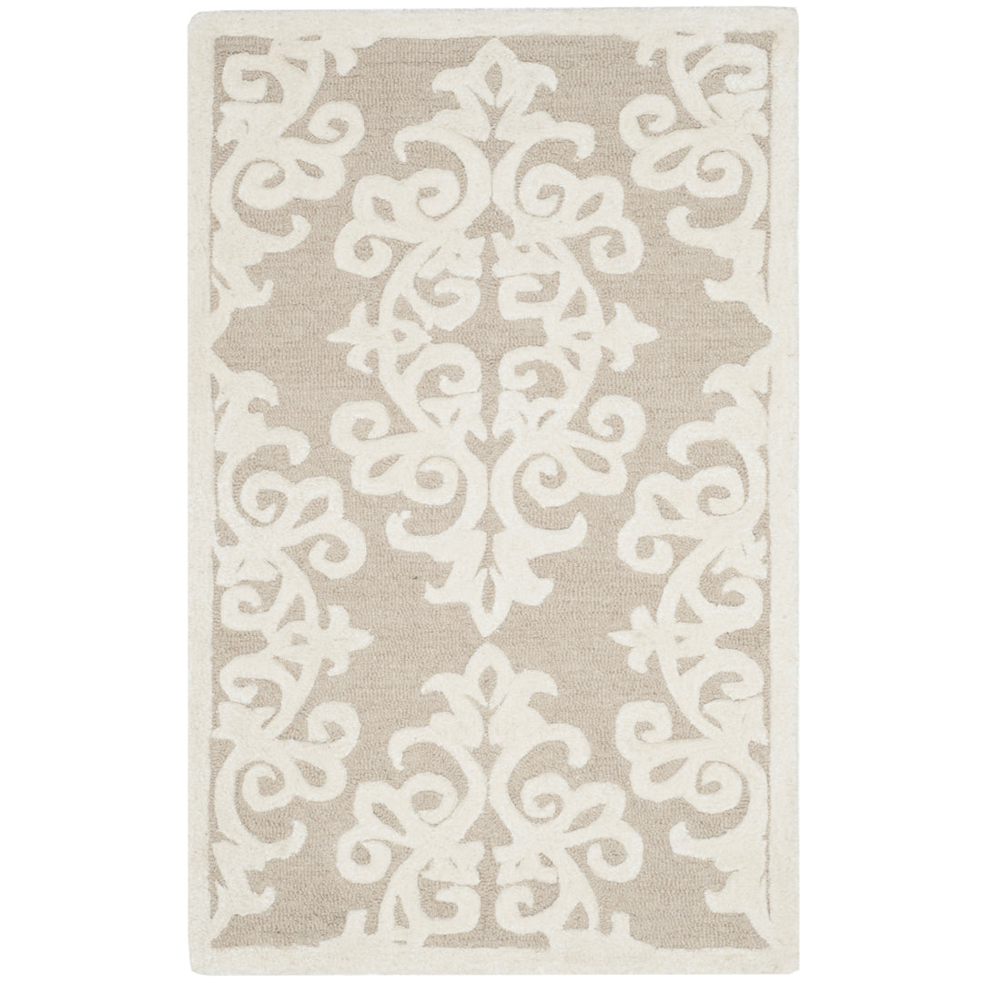 SAFAVIEH Bella BEL127B Handmade Sand / Ivory Rug Image 9