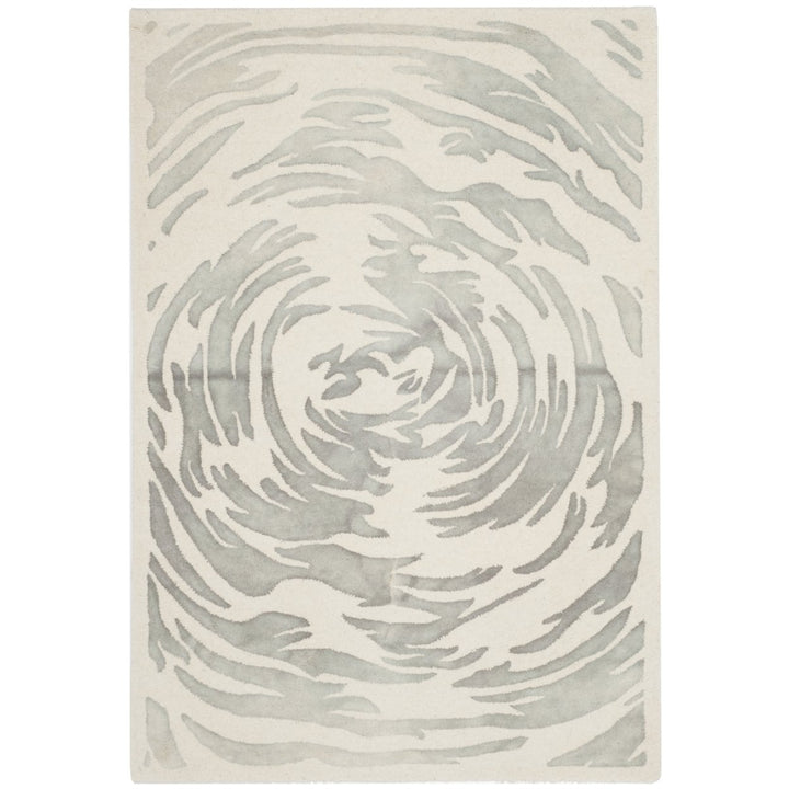 SAFAVIEH Bella BEL128A Handmade Ivory / Grey Rug Image 1