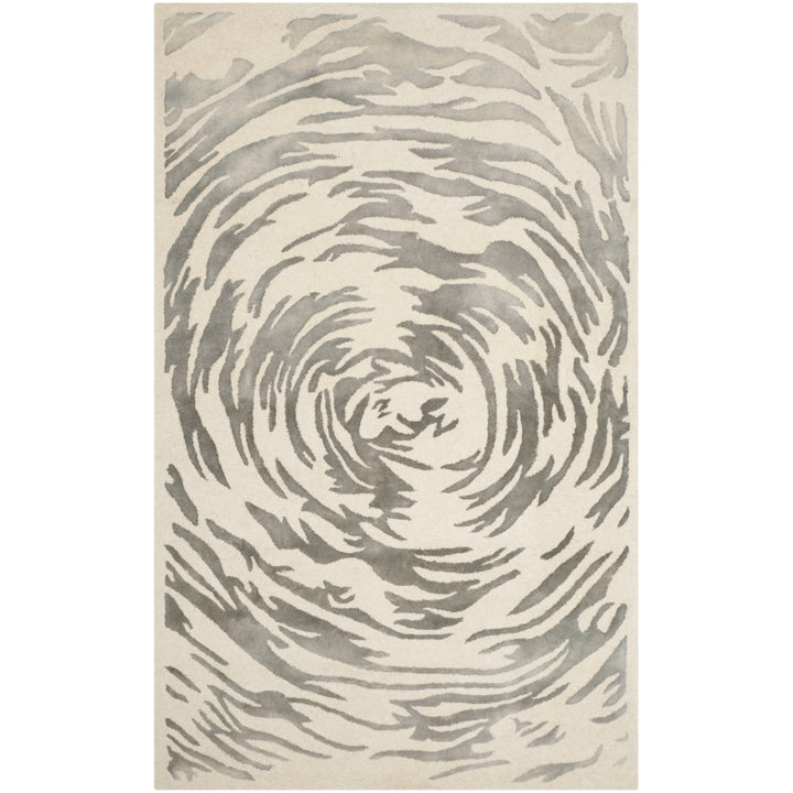 SAFAVIEH Bella BEL128A Handmade Ivory / Grey Rug Image 10