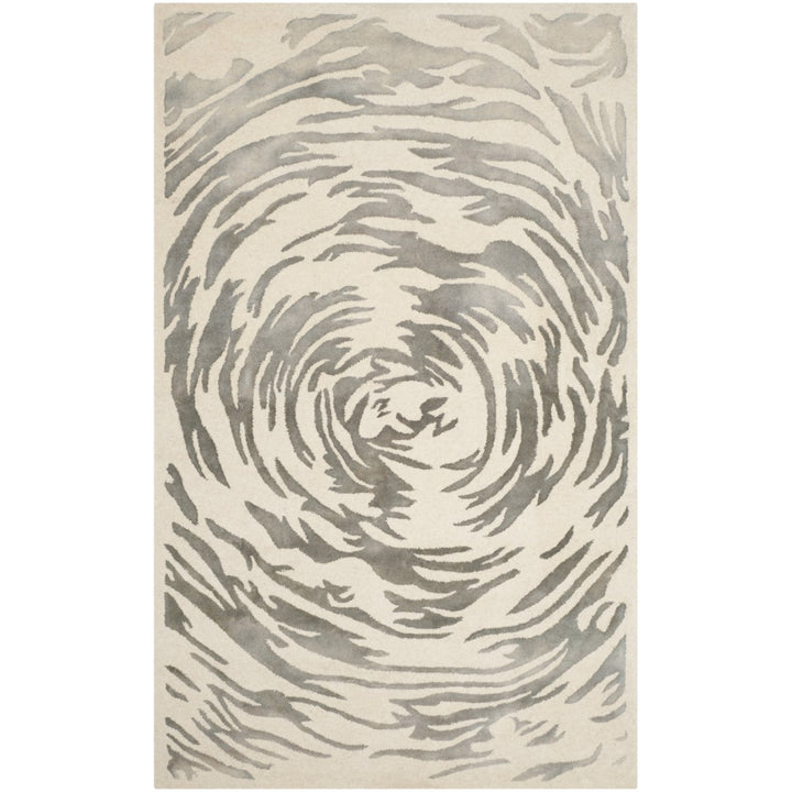 SAFAVIEH Bella BEL128A Handmade Ivory / Grey Rug Image 1