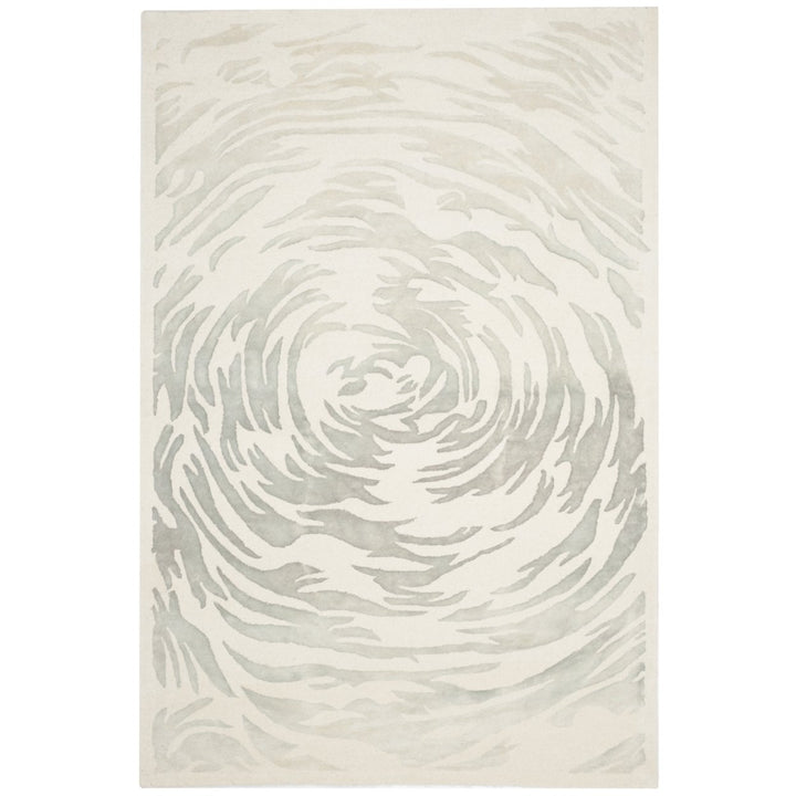 SAFAVIEH Bella BEL128A Handmade Ivory / Grey Rug Image 1