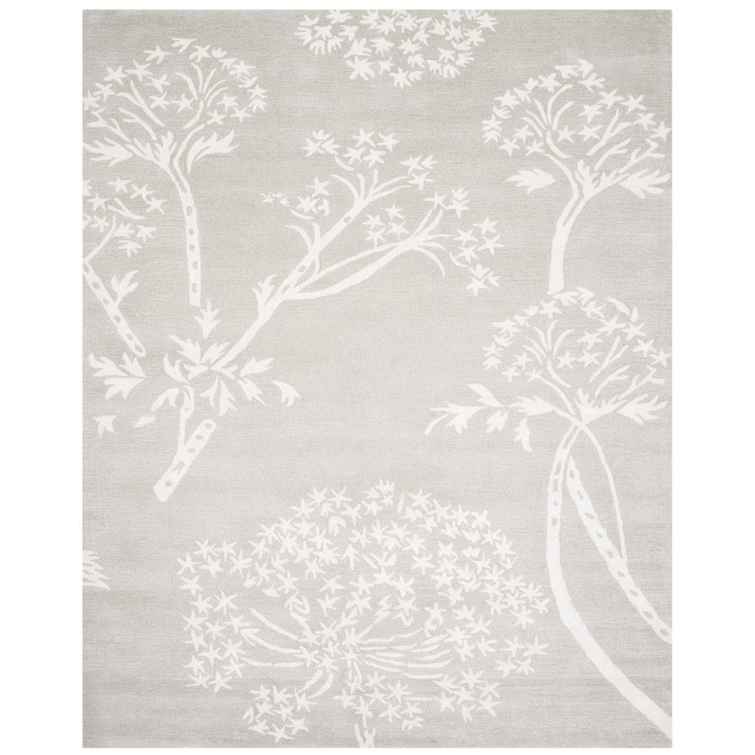 SAFAVIEH Bella BEL131B Handmade Slate / Ivory Rug Image 1