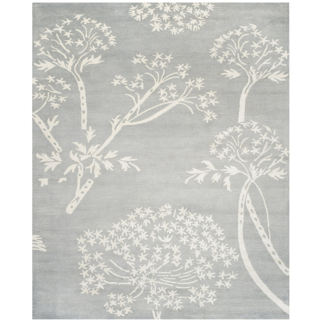 SAFAVIEH Bella BEL131A Handmade Light Blue / Ivory Rug Image 1