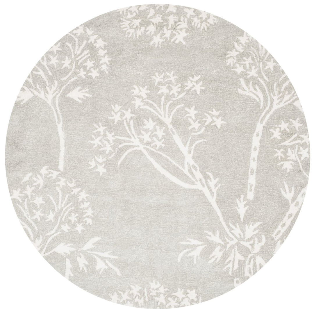 SAFAVIEH Bella BEL131B Handmade Slate / Ivory Rug Image 4