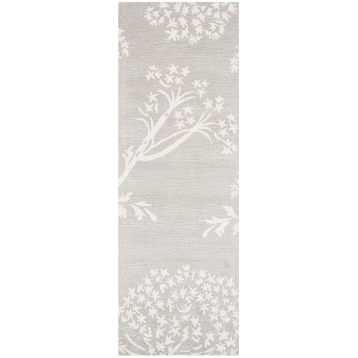 SAFAVIEH Bella BEL131B Handmade Slate / Ivory Rug Image 5