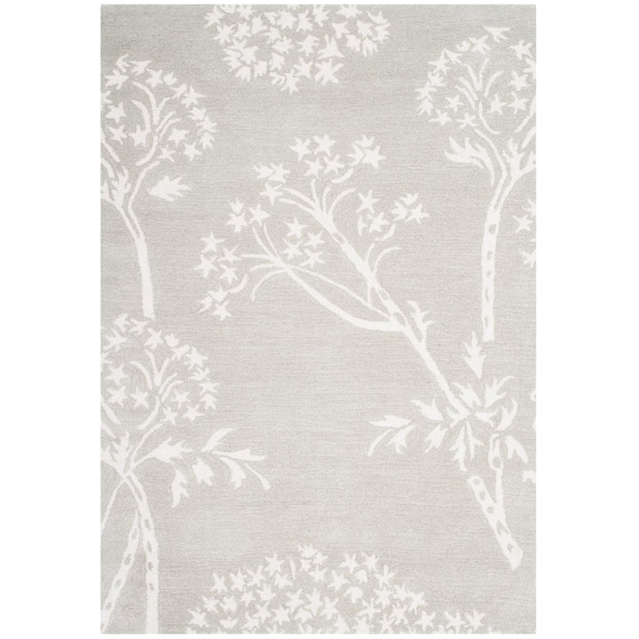 SAFAVIEH Bella BEL131B Handmade Slate / Ivory Rug Image 1