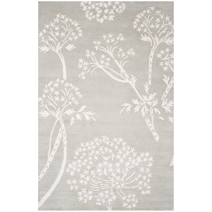 SAFAVIEH Bella BEL131B Handmade Slate / Ivory Rug Image 9