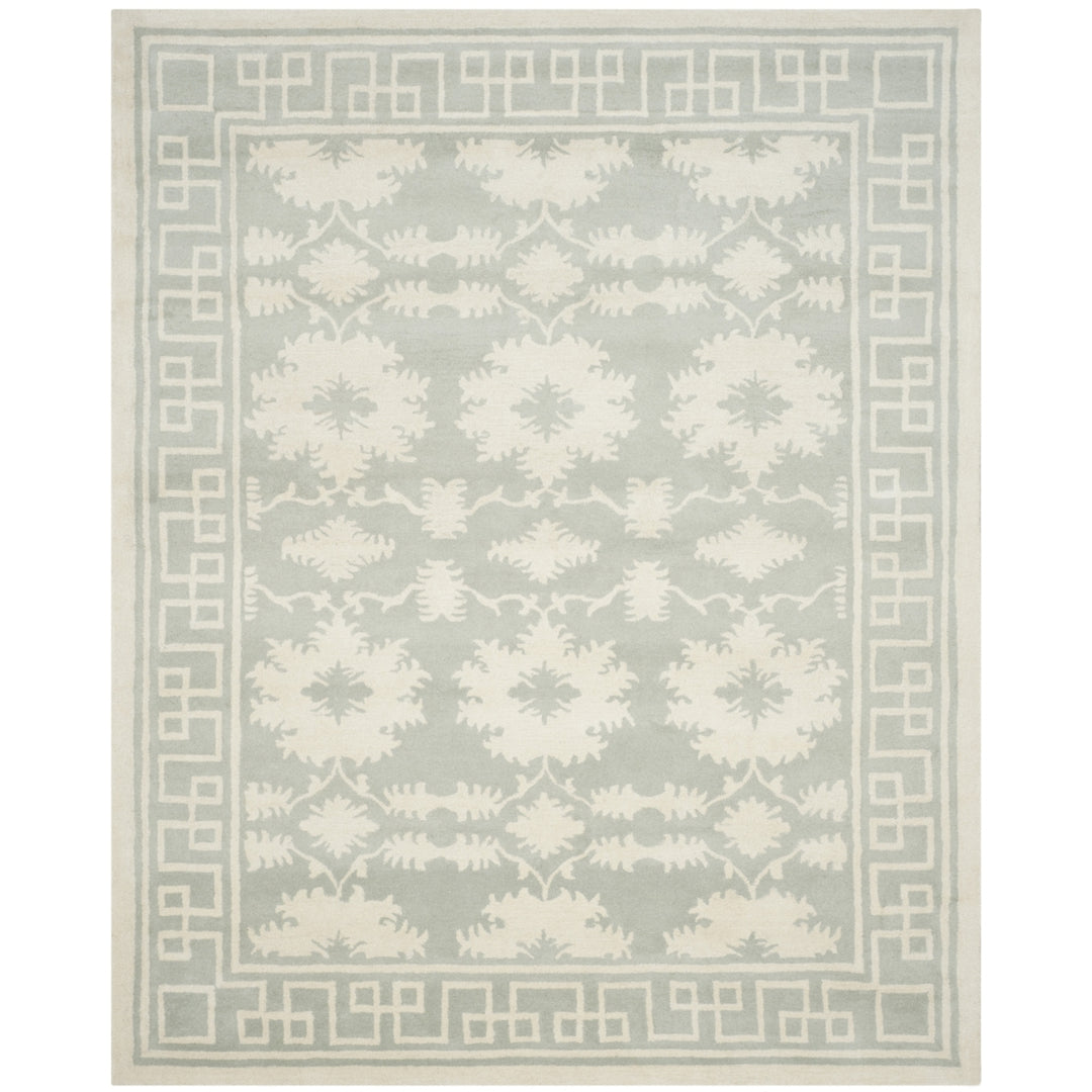 SAFAVIEH Bella BEL132B Handmade Grey / Ivory Rug Image 1