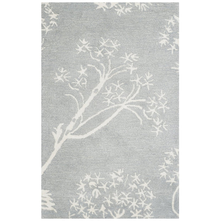 SAFAVIEH Bella BEL131A Handmade Light Blue / Ivory Rug Image 8