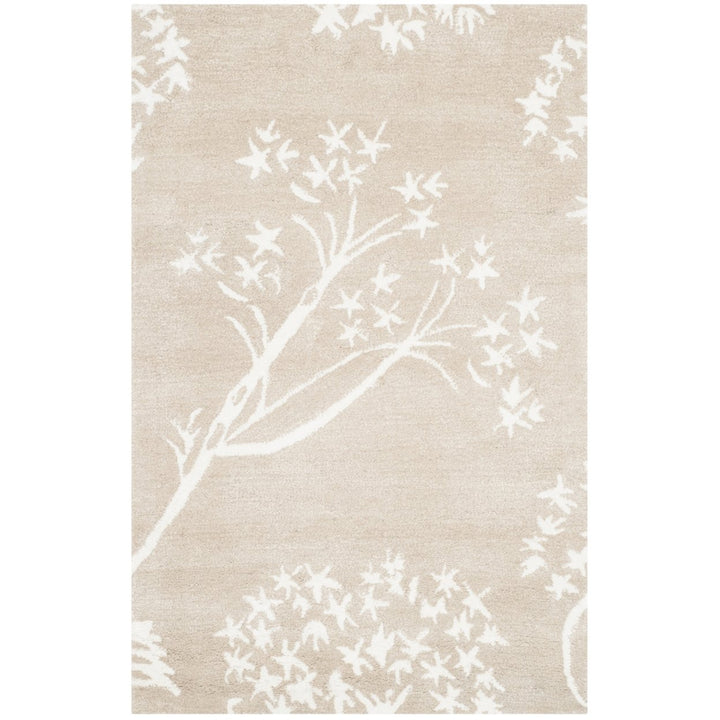 SAFAVIEH Bella BEL131C Handmade Sand / Ivory Rug Image 1