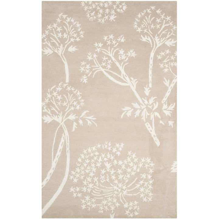 SAFAVIEH Bella BEL131C Handmade Sand / Ivory Rug Image 1