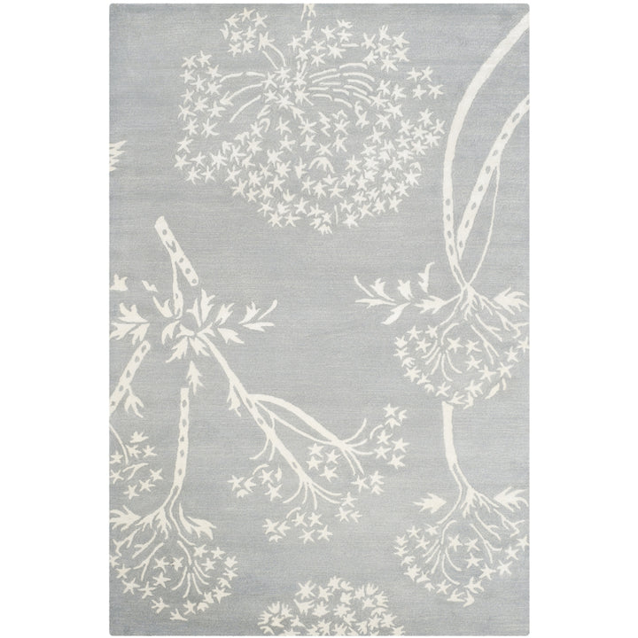 SAFAVIEH Bella BEL131A Handmade Light Blue / Ivory Rug Image 11