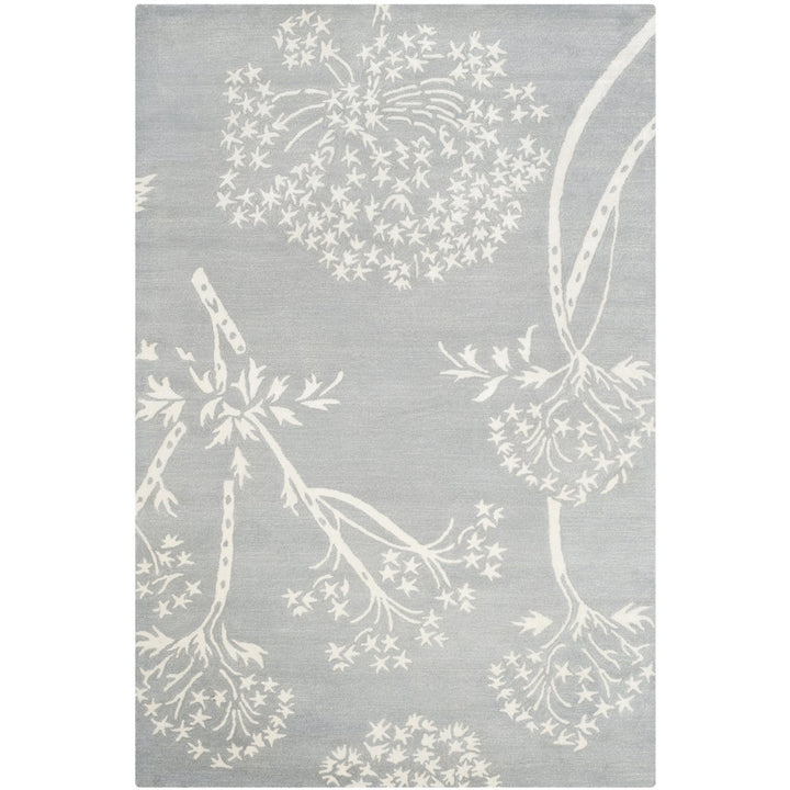 SAFAVIEH Bella BEL131A Handmade Light Blue / Ivory Rug Image 1