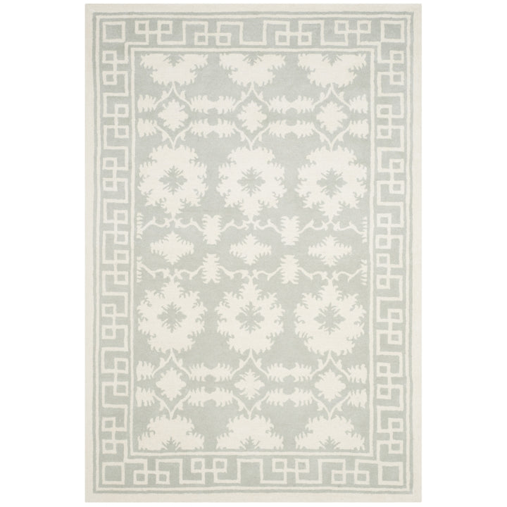 SAFAVIEH Bella BEL132B Handmade Grey / Ivory Rug Image 9