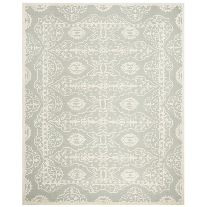 SAFAVIEH Bella BEL134B Handmade Grey / Ivory Rug Image 1