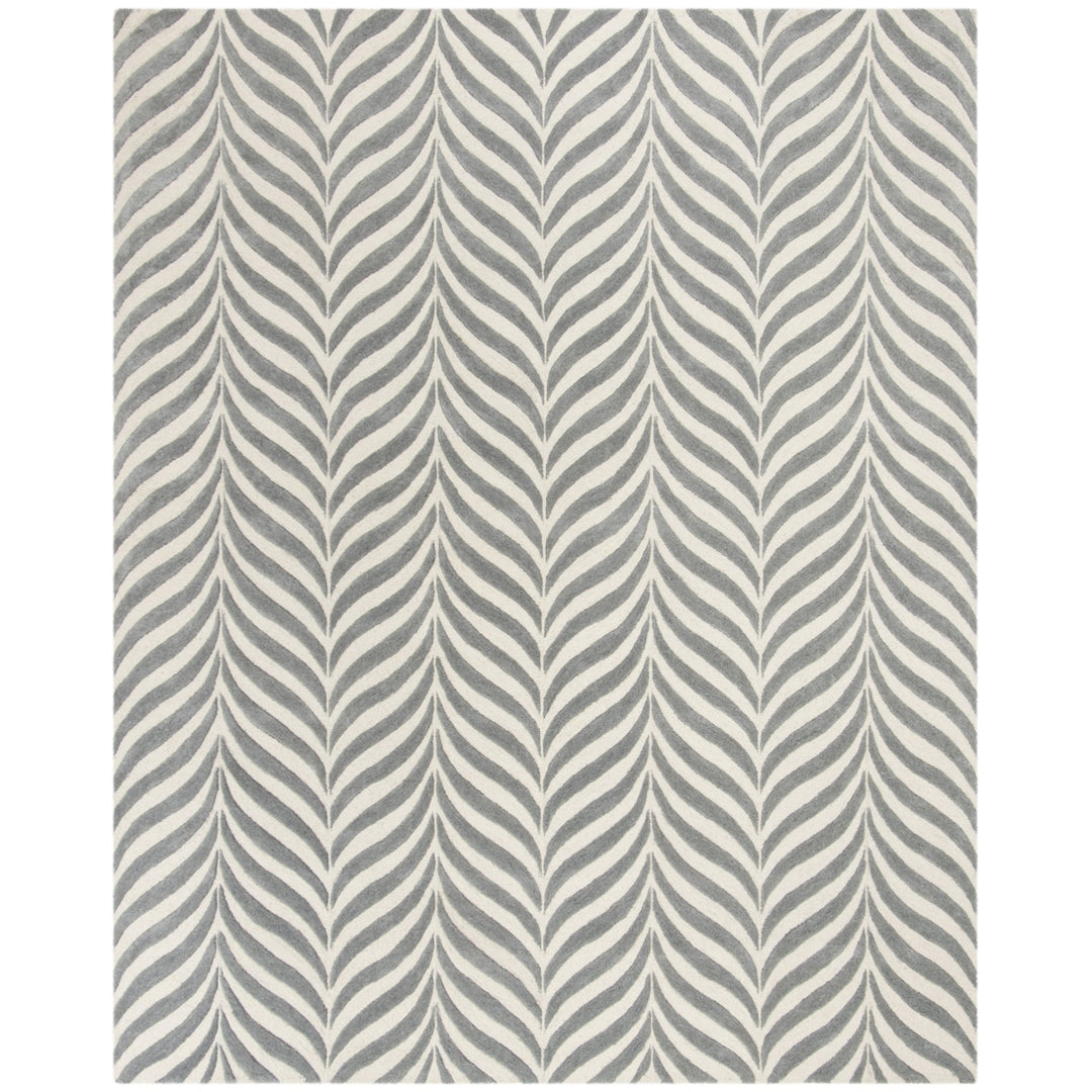 SAFAVIEH Bella BEL135B Handmade Ivory / Grey Rug Image 1