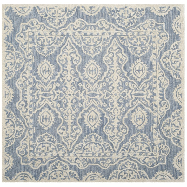 SAFAVIEH Bella BEL134A Handmade Blue / Ivory Rug Image 6