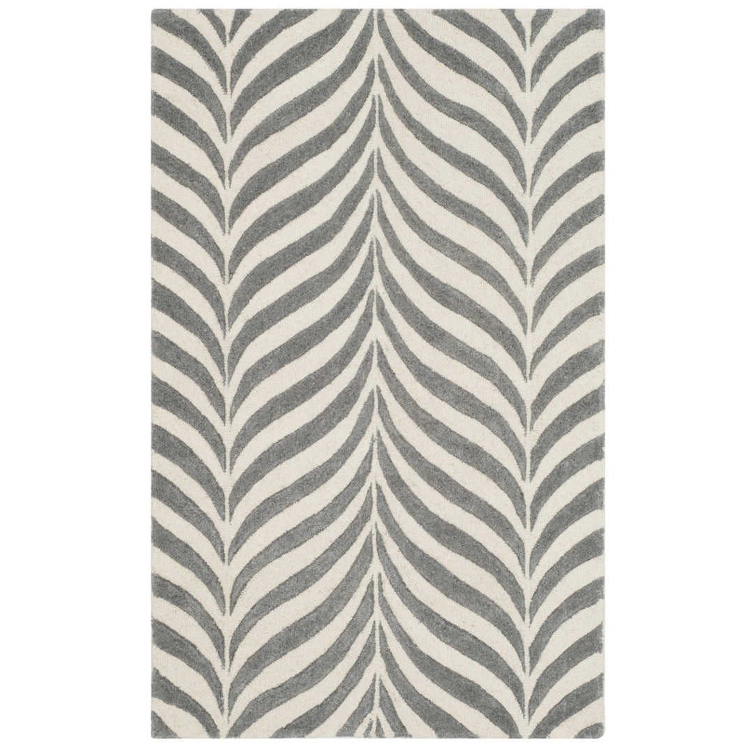 SAFAVIEH Bella BEL135B Handmade Ivory / Grey Rug Image 8