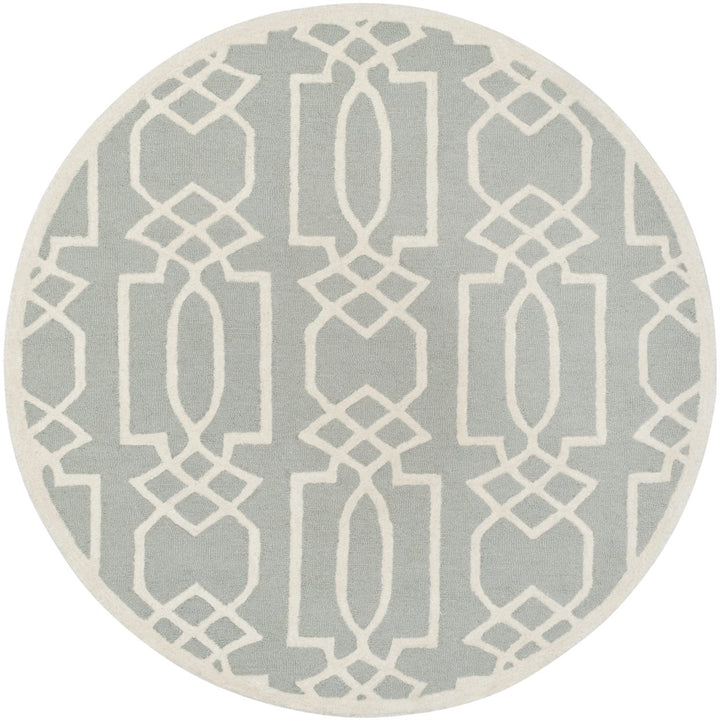 SAFAVIEH Bella BEL138B Handmade Grey / Ivory Rug Image 1