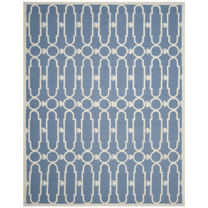 SAFAVIEH Bella BEL137A Handmade Blue / Ivory Rug Image 1