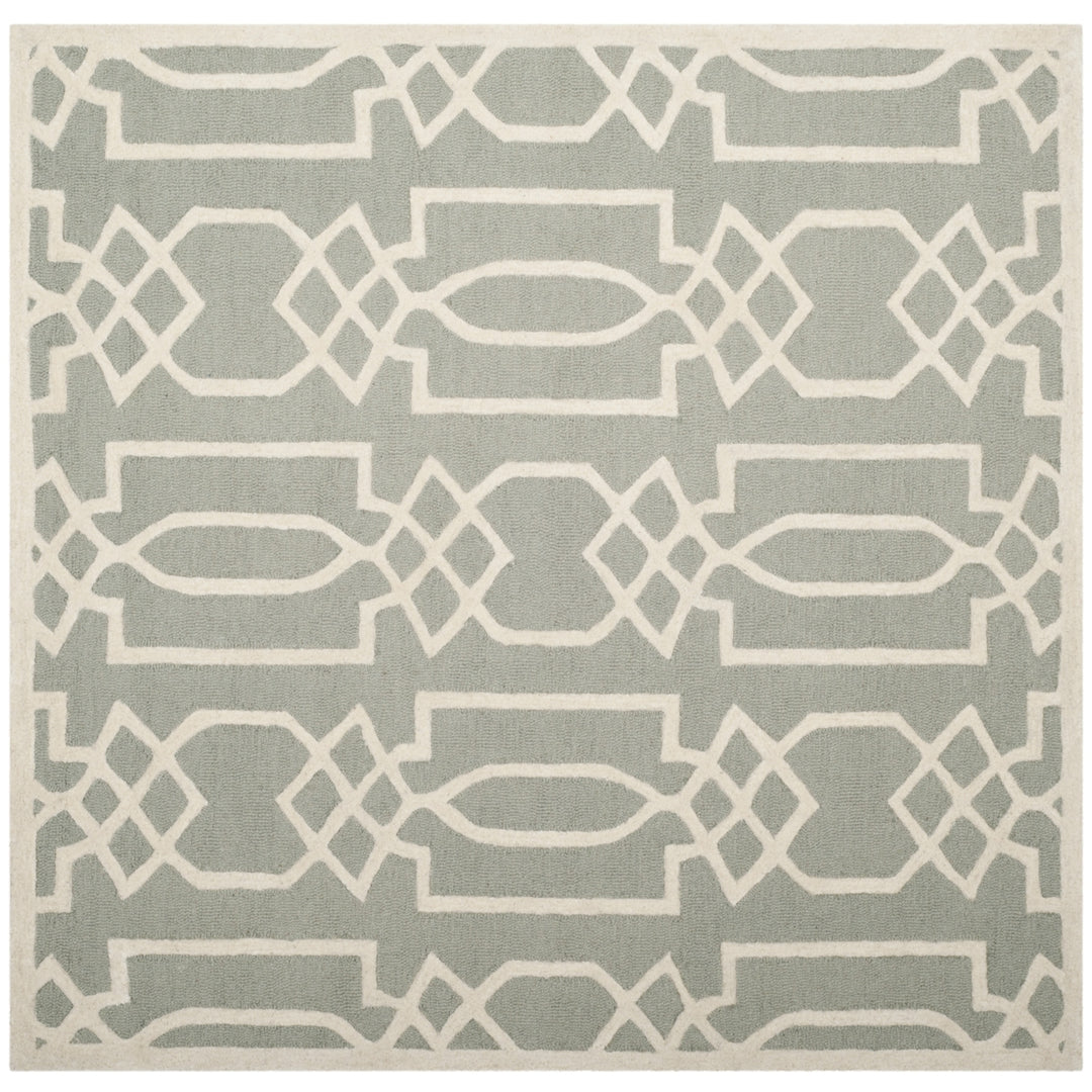 SAFAVIEH Bella BEL138B Handmade Grey / Ivory Rug Image 6