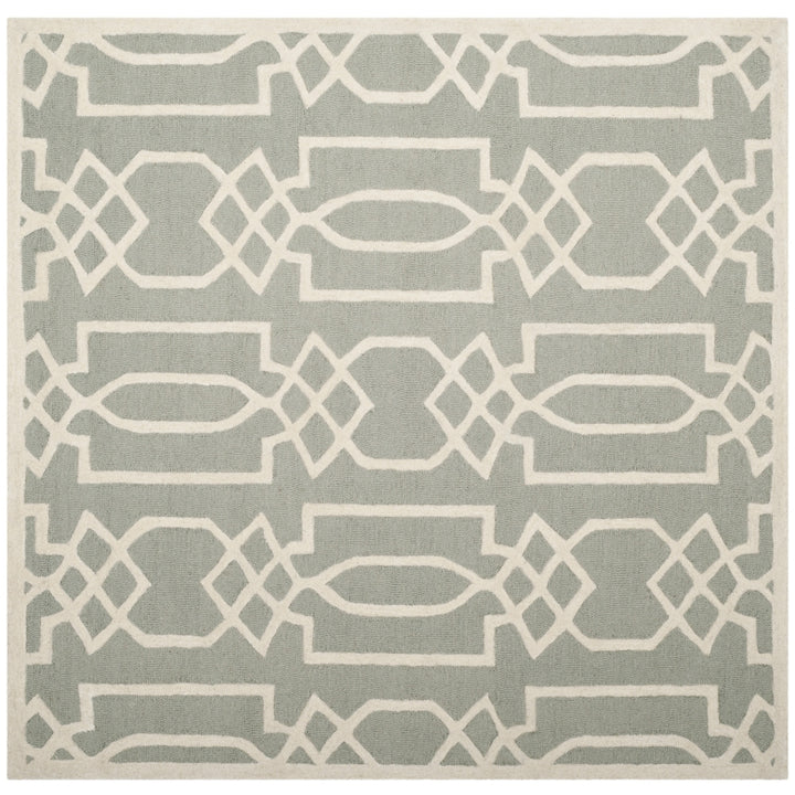 SAFAVIEH Bella BEL138B Handmade Grey / Ivory Rug Image 6