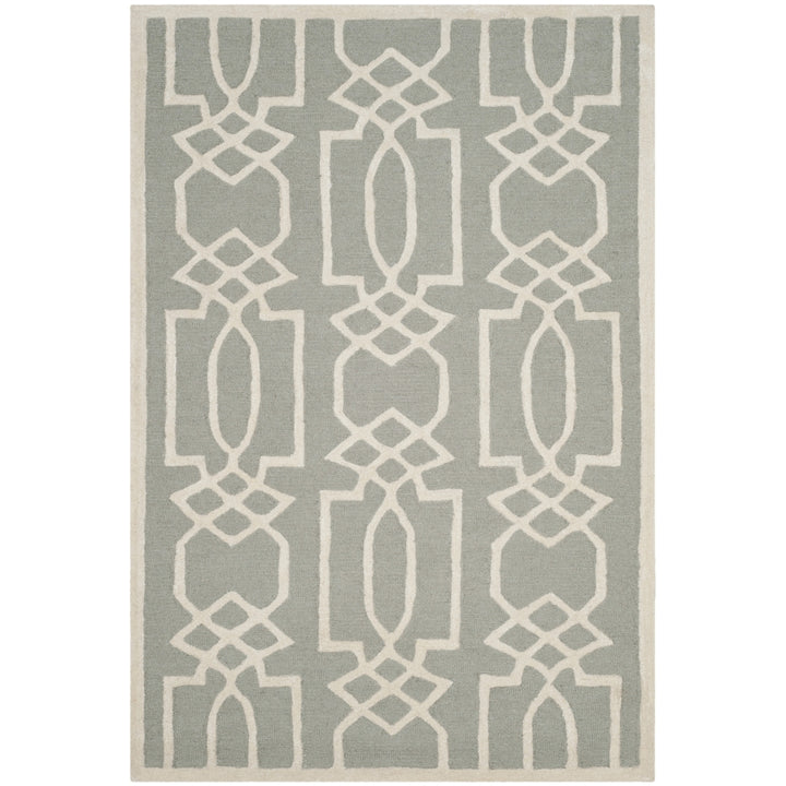 SAFAVIEH Bella BEL138B Handmade Grey / Ivory Rug Image 9