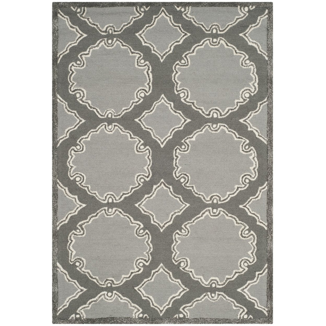 SAFAVIEH Bella BEL139A Handmade Grey / Light Grey Rug Image 4