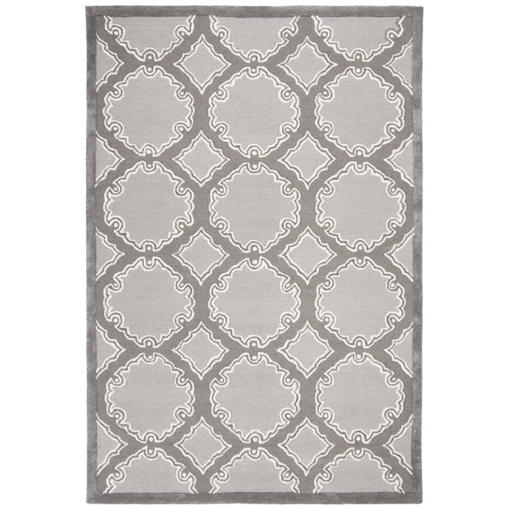 SAFAVIEH Bella BEL139A Handmade Grey / Light Grey Rug Image 1