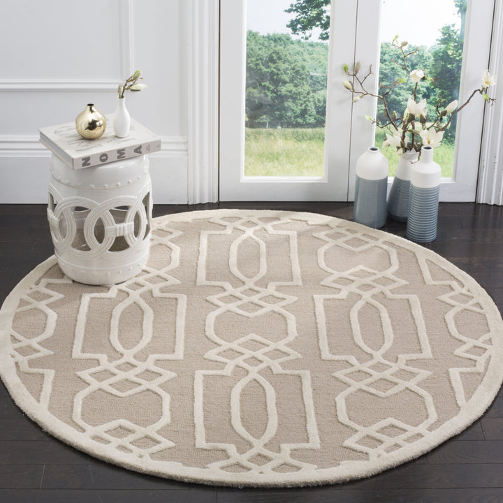 SAFAVIEH Bella BEL138C Handmade Sand / Ivory Rug Image 8