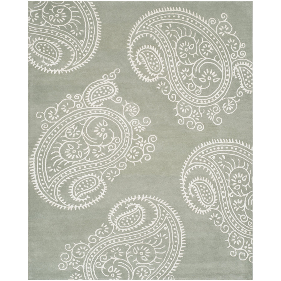 SAFAVIEH Bella BEL153A Handmade Grey / Ivory Rug Image 1