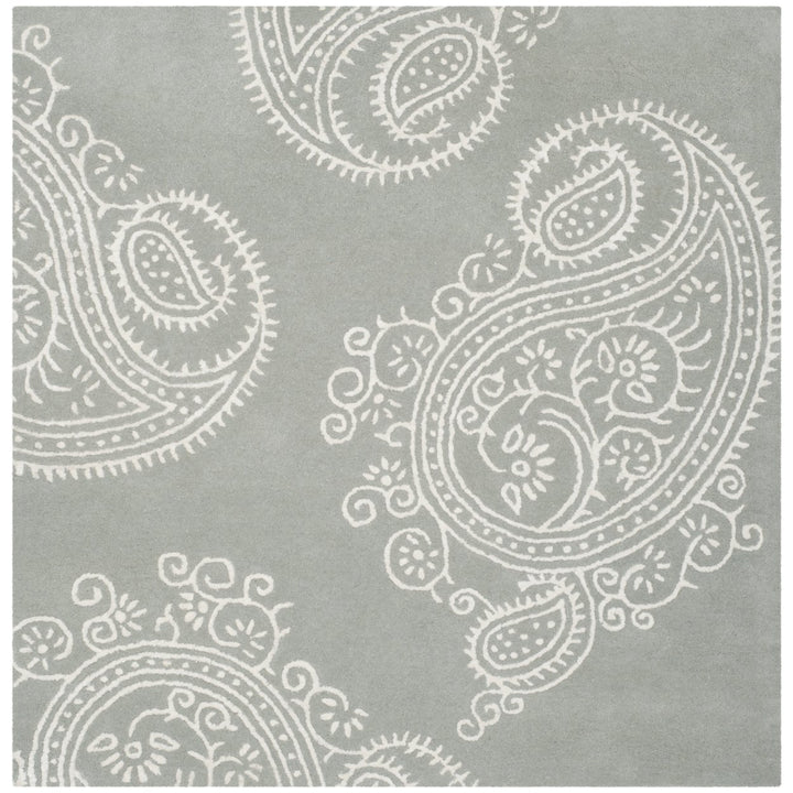 SAFAVIEH Bella BEL153A Handmade Grey / Ivory Rug Image 1