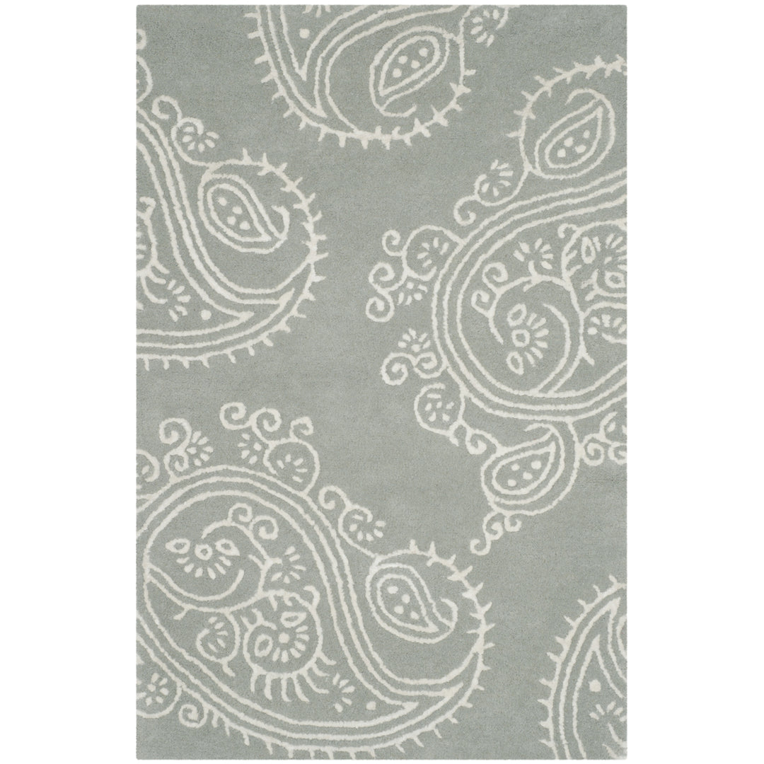 SAFAVIEH Bella BEL153A Handmade Grey / Ivory Rug Image 7