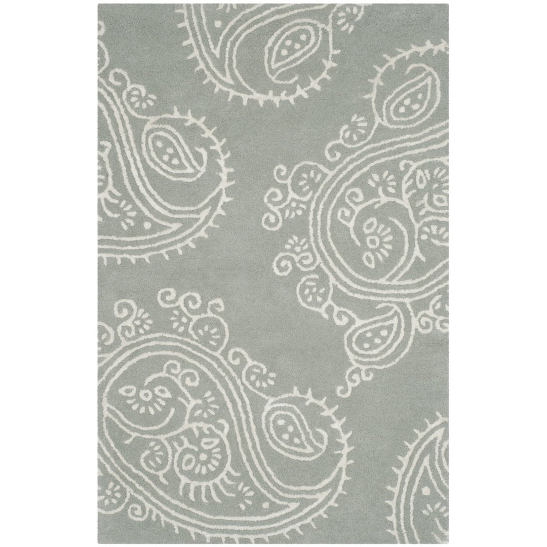 SAFAVIEH Bella BEL153A Handmade Grey / Ivory Rug Image 1