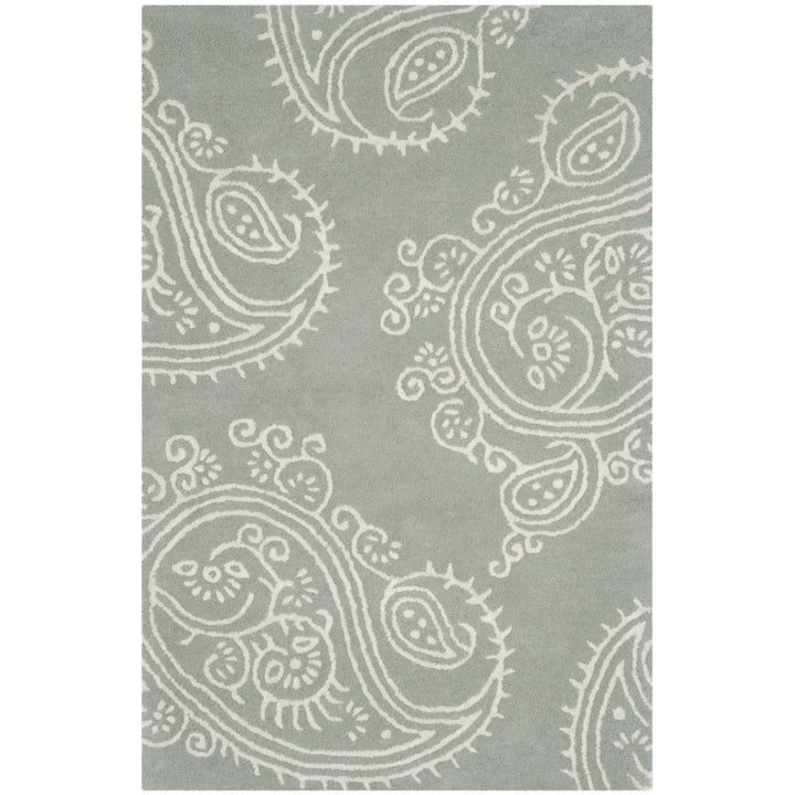 SAFAVIEH Bella BEL153A Handmade Grey / Ivory Rug Image 1