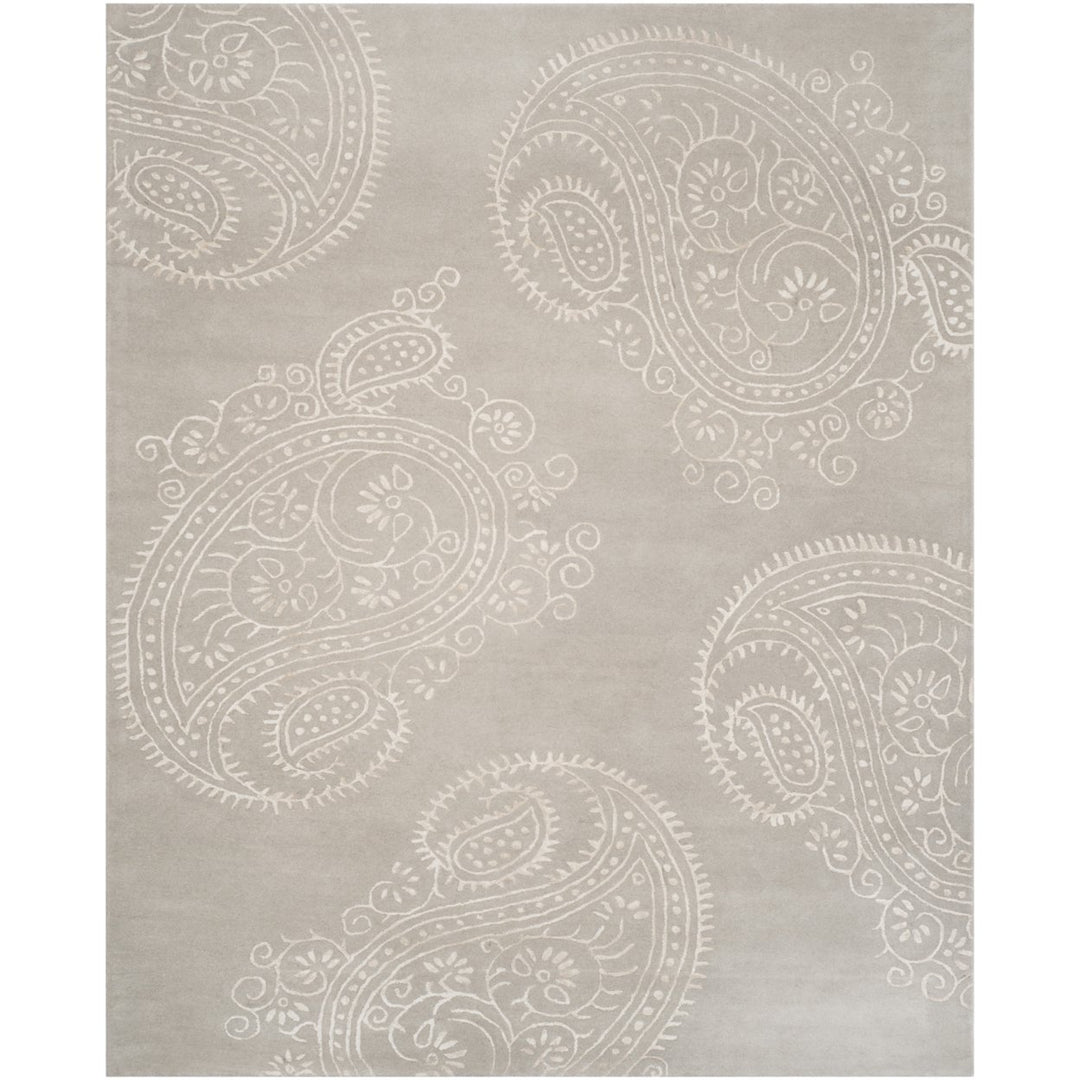 SAFAVIEH Bella BEL153C Handmade Silver / Beige Rug Image 1