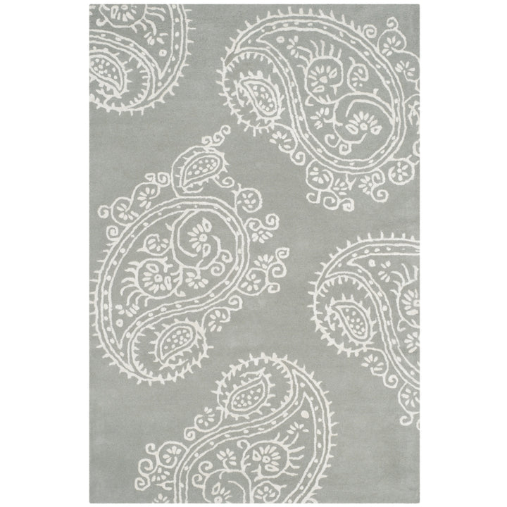 SAFAVIEH Bella BEL153A Handmade Grey / Ivory Rug Image 8