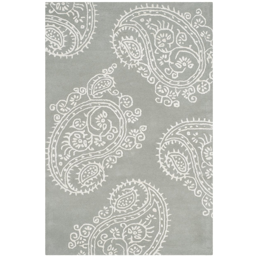 SAFAVIEH Bella BEL153A Handmade Grey / Ivory Rug Image 1