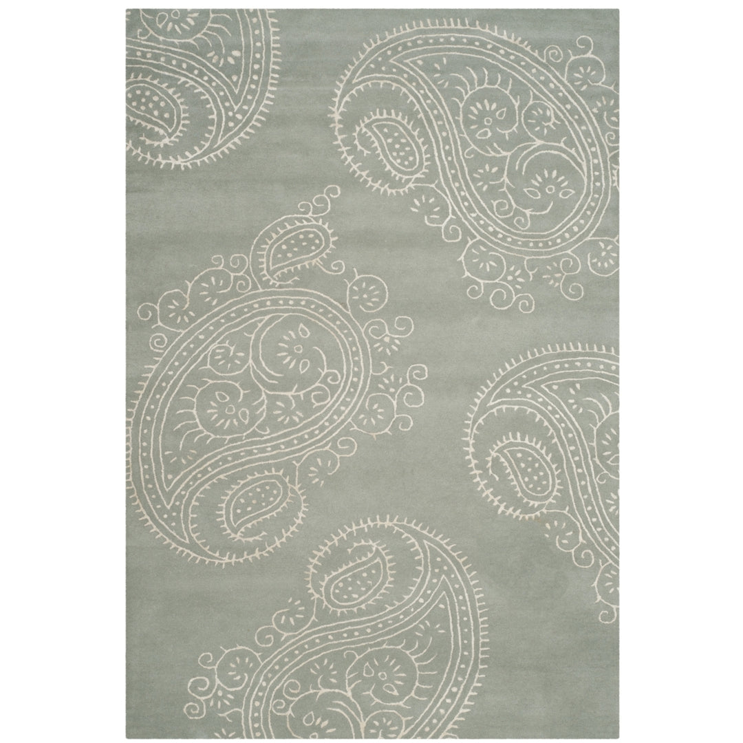 SAFAVIEH Bella BEL153A Handmade Grey / Ivory Rug Image 9