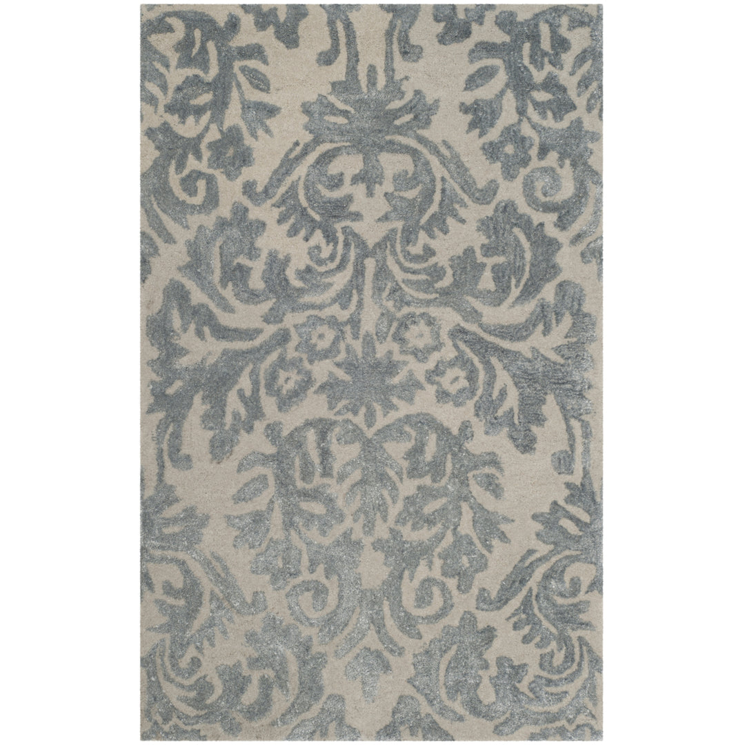 SAFAVIEH Bella BEL156A Handmade Ivory / Silver Rug Image 8