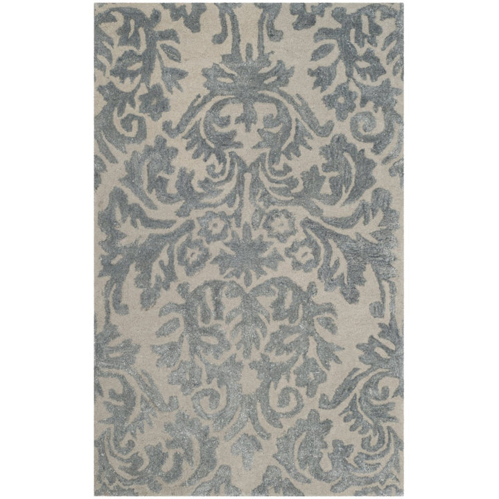 SAFAVIEH Bella BEL156A Handmade Ivory / Silver Rug Image 1