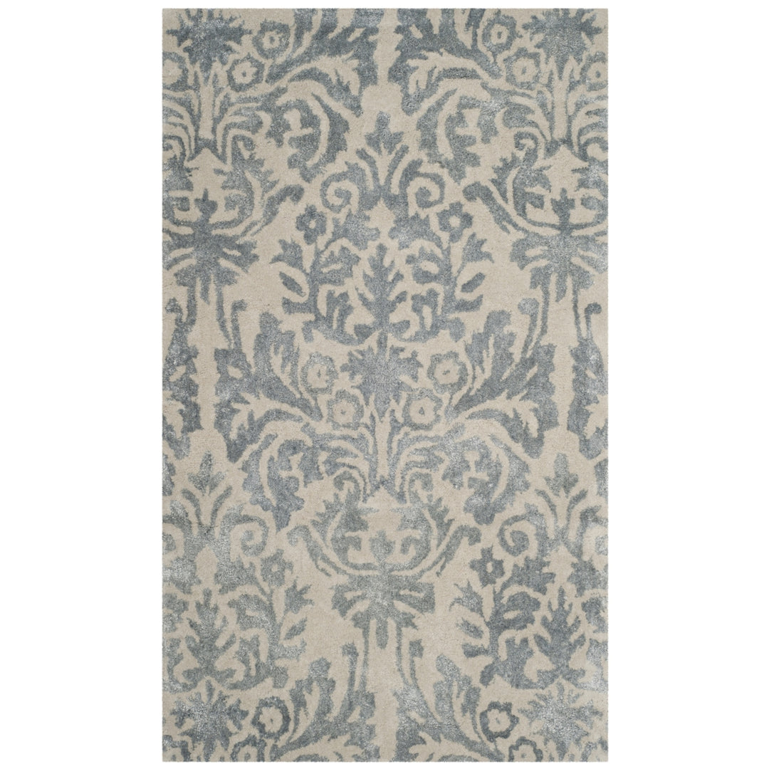 SAFAVIEH Bella BEL156A Handmade Ivory / Silver Rug Image 9